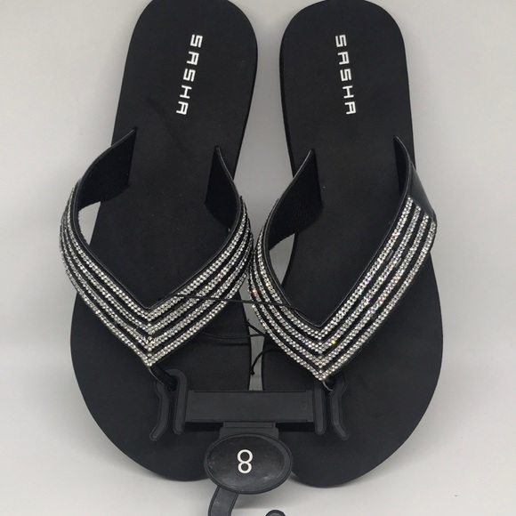SASHA bling thong sandal - Picture 4 of 5